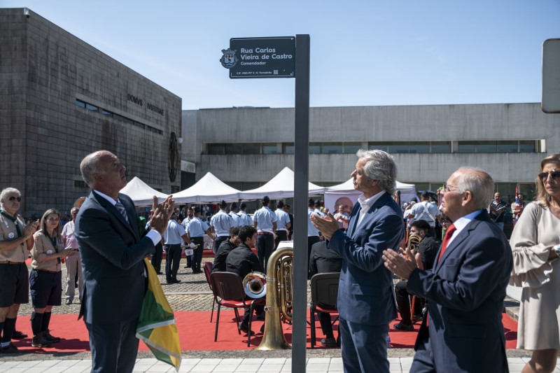 Carlos Vieira de Castro tem rua em Famalicão com o seu nome