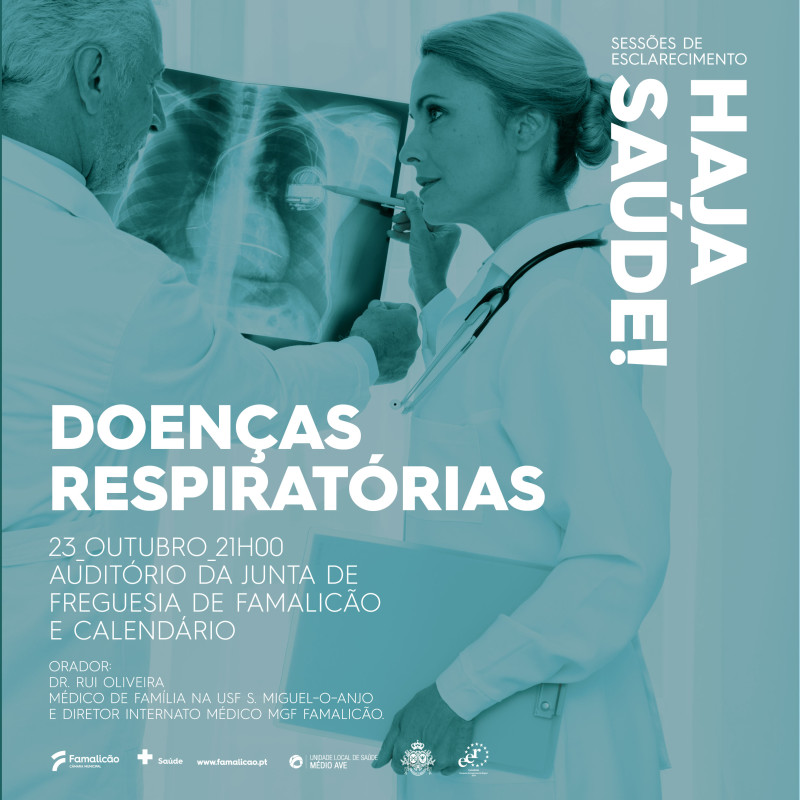 Haja Saúde promove conversa sobre as doenças respiratórias 