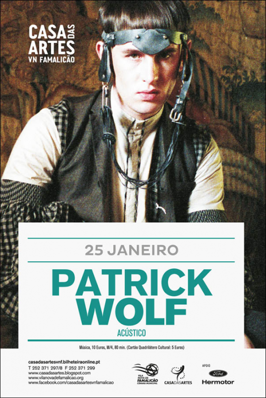 Patrick Wolf Acústico em Famalicão