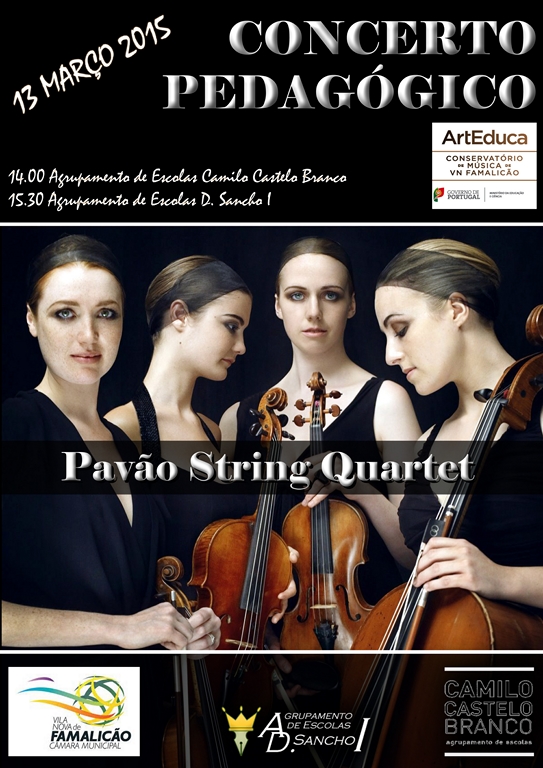 Concertos pedagógicos com Pavão String Quartet